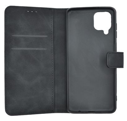 Чохол книжка Leather Book для Samsung A12 4G/M12 black SP