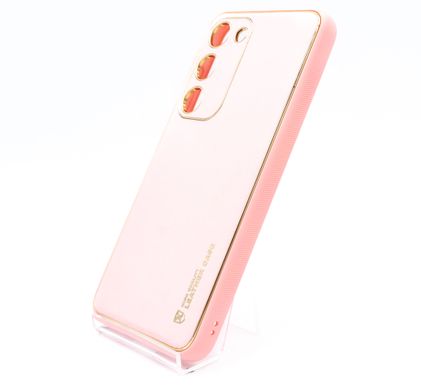 Чохол шкіра Xshield для Samsung S23 pink Full Camera