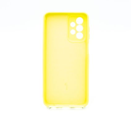 Силіконовий чохол Full Cover для Samsung A23 4G yellow Full Camera без logo №8