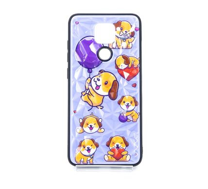 TPU+PC чохол Prisma Wave Majesty для Xiaomi Redmi Note 9 Happy dog/light purple