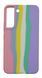 Силіконовий чохол Full Cover для Samsung S22 Rainbow №1