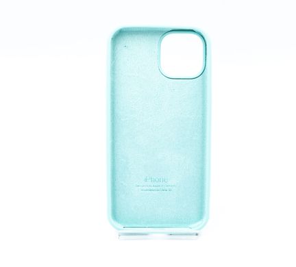 Силіконовий чохол Full Cover для iPhone 15 azure (marine green)
