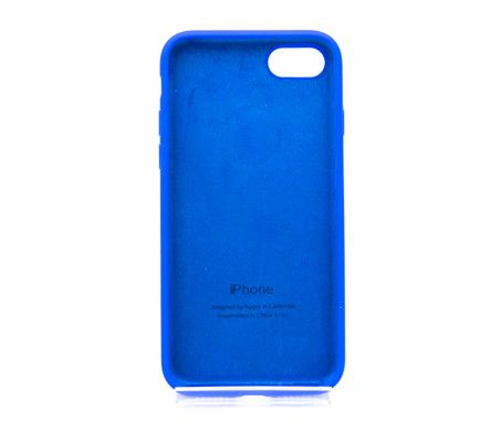Силиконовый чехол Full Cover для iPhone 7/8 sapphire blue