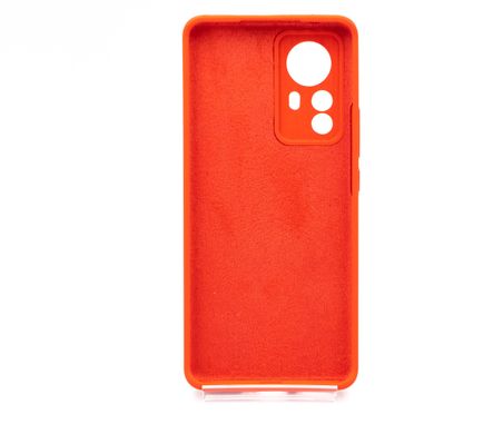 Силіконовий чохол Full Cover для Xiaomi Mi 12 Pro red без logo Full Camera