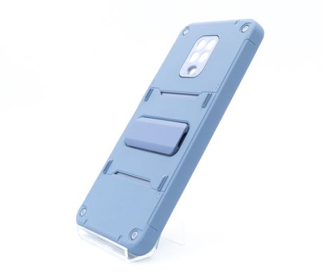 Силиконовый чехол Allegro для Xiaomi Redmi Note 9S grey blue