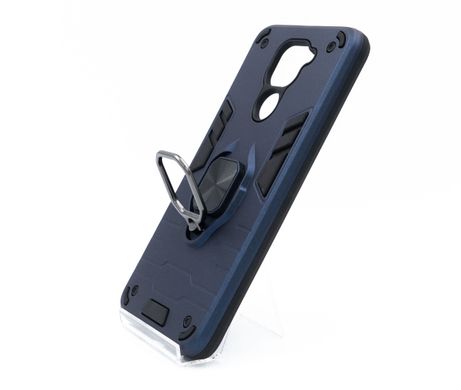 Чохол SP Transformer Ring for Magnet для Xiaomi Redmi Note 9 4G dark blue протиударний