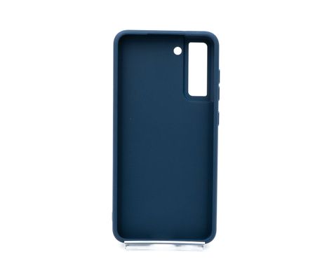 TPU чохол Bonbon Metal Style для Samsung S21 FE cosmos blue