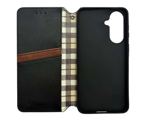 Чохол-книжка шкіра для Samsung A57 5G black Getman Cubic PU