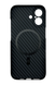 Чехол Fibra Carbonite with MagSafe для iPhone 17 black Full Camera