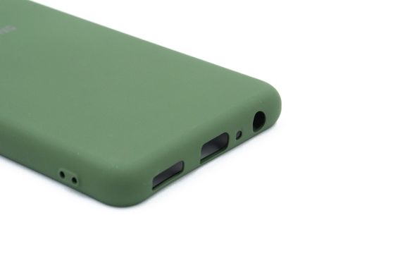 Силіконовий чохол Full Cover для Samsung A32 dark green my color Full Camera