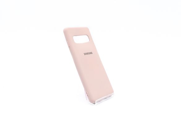 Силиконовый чехол Full Cover для Samsung S10 pink sand My color