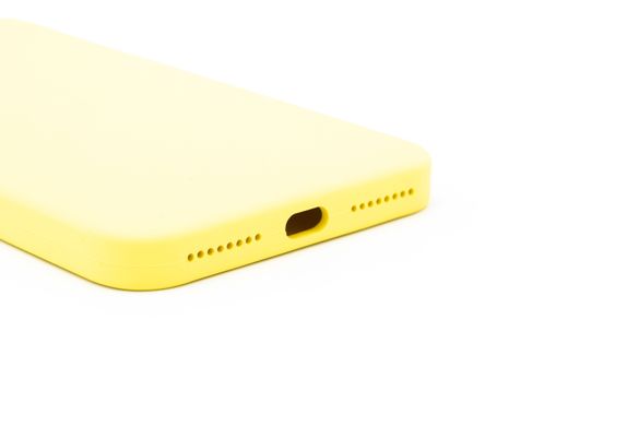 Силіконовий чохол Full Cover Square для iPhone 7+/8+ canary yellow Camera Protective