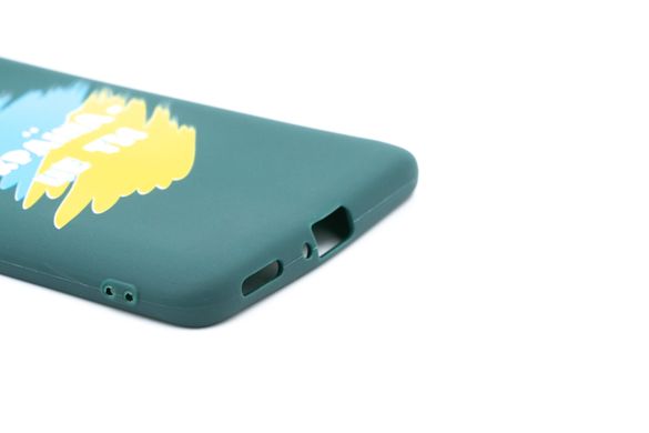 Силиконовый чехол MyPrint для Xiaomi Mi 11 Candy, forest green (Україна це ти)