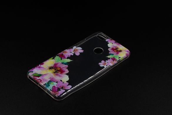Силіконовий чохол MyPrint для Xiaomi Redmi Note 5A pink flowers (d/u)