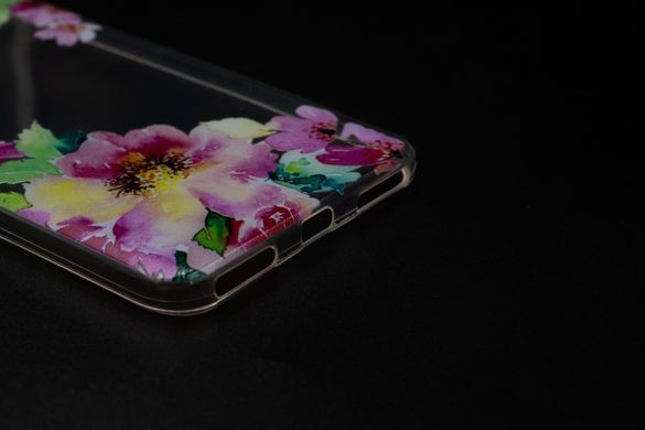 Силіконовий чохол MyPrint для Xiaomi Redmi Note 5A pink flowers (d/u)
