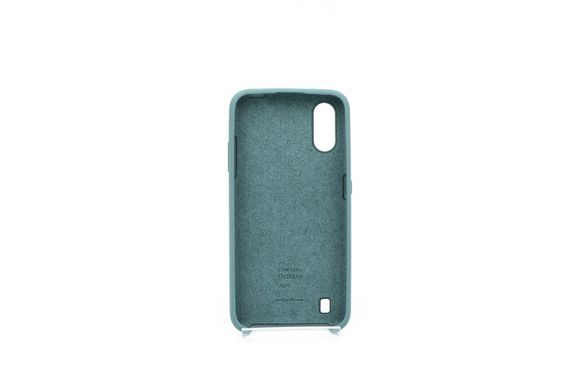 Силіконовий чохол Silicone Cover для Samsung A01 pine green