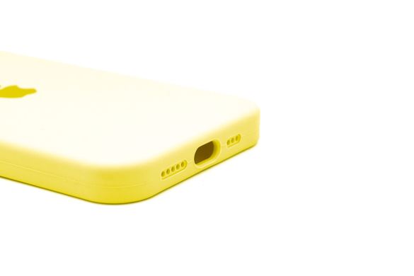 Силіконовий чохол Full Cover для iPhone 15 Pro new yellow