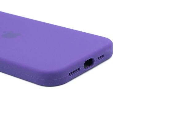 Силіконовий чохол Full Cover для iPhone 12 Pro new purple Full Camera