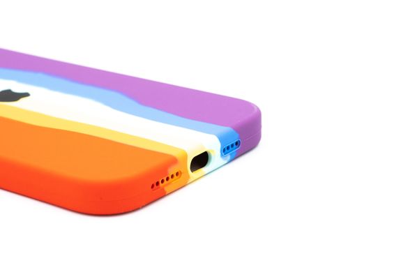 Силіконовий чохол Full Cover для iPhone 13 Pro Max Rainbow №2