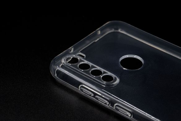 TPU чохол Clear для Xiaomi Redmi Note 8/Note 8 2021 transparent 1.5mm Epic Full Сamera