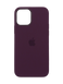 Силиконовый чехол with MagSafe для iPhone 12/12 Pro plum 1:1 Smart animation