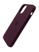 Силиконовый чехол with MagSafe для iPhone 12/12 Pro plum 1:1 Smart animation