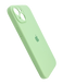 Силіконовий чохол Full Cover для iPhone 13 pistachio Full Camera