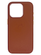 Чехол Leather with Magsafe для iPhone 15 Pro umber