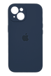 Силіконовий чохол Full Cover для iPhone 15 midnight blue Full Camera