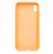 Силіконовий чохол Full Cover для iPhone XS Max papaya