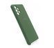 Силиконовый чехол Full Cover для Samsung A32 dark green my color Full Camera