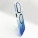Чохол Fibra Shock-Proof with MagSafe для iPhone 14 Pro Max clear/blue