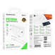 Сетевое Зарядное Устройство Borofone BA84A 1USB-C PD/QC 30W+Type-C to Type-C white