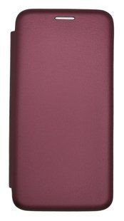 Чехол книжка Original кожа для Samsung S9 marsala