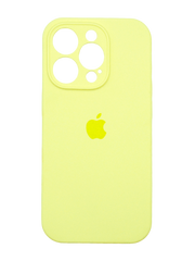 Силіконовий чохол Full Cover для iPhone 14 Pro mellow yellow Full Camera