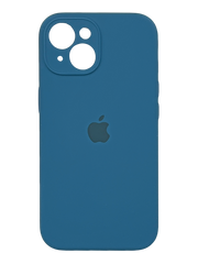 Силіконовий чохол Full Cover для iPhone 15 blue cobalt Full Camera