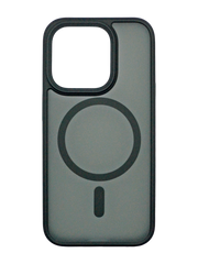 Чохол TPU+PC Metal Buttons with MagSafe для iPhone 15 Pro black