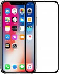 Защитное 4D стекло Optima для iPhone XS Max f/s Black white