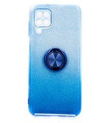 Силиконовый чехол SP Shine для Samsung A12 blue ring for magnet
