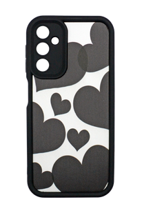 Чохол WAVE Artfull для Samsung A25 black hearts Full Camera