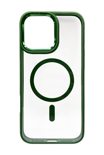 Чохол WAVE Ardor with MagSafe для iPhone 16 Pro Max clear green