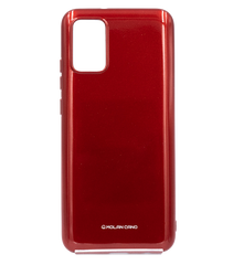 Силіконовий чохол Molan Cano Glossy для Samsung A02S marsala