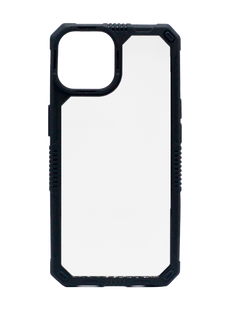 Чохол Shock proof для iPhone 13/14 black clear протиударний