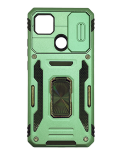 Чохол Camshield Army Ring для Xiaomi Redmi 9C/10A light green протиударний шторка/захист камери