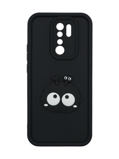 Чехол Pretty Things для Xiaomi Redmi 9 black/eyes Full Camera