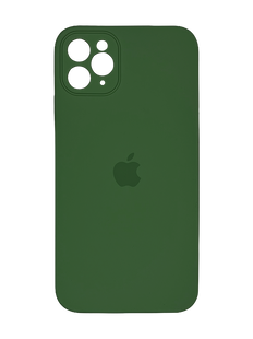 Силіконовий чохол Full Cover для iPhone 11 Pro Max cyprus green Full Camera