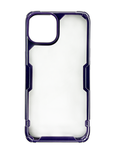 TPU+PC чохол Nillkin Nature Pro series для iPhone 13/14 deep purple/clear