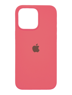 Силиконовый чехол Full Cover для iPhone 15 Pro Max watermelon red