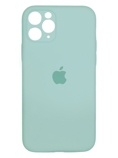 Силіконовий чохол Full Cover для iPhone 11 Pro Max mint Fulll Camera