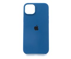 Силіконовий чохол Full Cover для iPhone 14 Plus navy blue